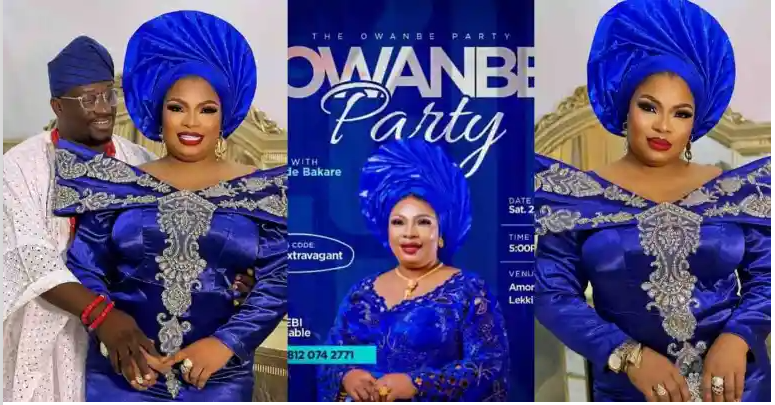 Actress Laide Bakare unveil her husband face as she set to marry for the 3rd time, shares engagement video with a new man